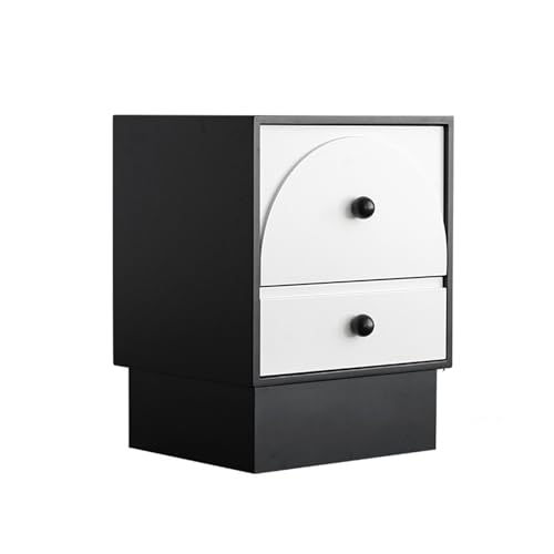 XTJS56QB Storage Nachttisch aus Massivholz, Aufbewahrungsschrank mit Zwei Schubladen, geeignet for Wohnzimmer, Schlafzimmer, Küchenschrank Shelf von XTJS56QB
