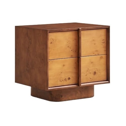 XTJS56QB Storage Vintage Farbblock Holz Nachttisch Home Schlafzimmer Nachttisch Aufbewahrungsschrank mit Schubladen Shelf von XTJS56QB