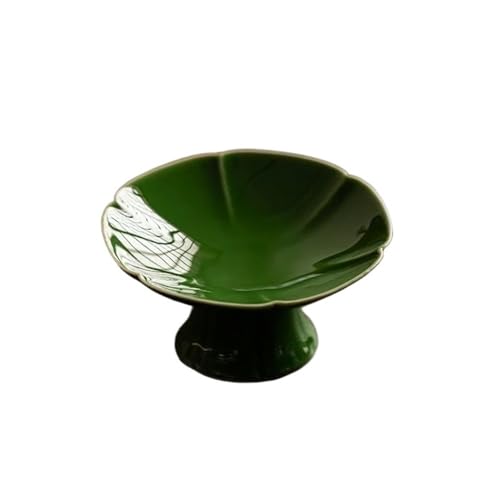 XTJS56QB Vorspeise Schalen Keramik Gewürz Gericht Mehrzweck Tablett Servierplatte Obstschale Küche Geschirr Schüsseln(Green) von XTJS56QB