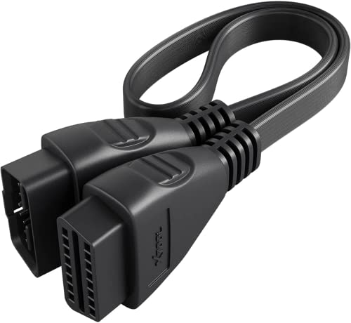 XTOOL OBD2 Verlängerungskabel 1.64ft 16 Pin Stecker zu Buchse Universal Ersatzkabel: D7/D8/A30/AD20/IP616/IP608/D8BT/D9 Pro/A30M Diagnosetool von XTOOL