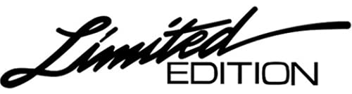 Auto Motorrad Sticker Limited Edition Tuning Car Badge Autoaufkleber 13x3.8cm schwarz von XTRAFAST