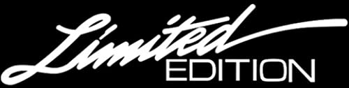 Auto Motorrad Sticker "Limited Edition" Tuning Car Badge Autoaufkleber 13x3.8cm weiß von XTRAFAST