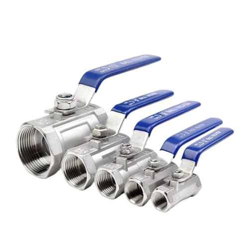 1/4" 3/8" 3/4" 1" 1-1/4"1-1/2" 2” BSPT Stainless Steel SS304 Pipe Ball Valve Female Threaded Sanitary ON-OFF Ball Valve Straight(1/2") von XTSQUHPNH