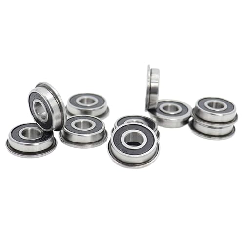 10 Stücke F695-2RS Lager 5X13x4mm Flansch Miniatur Rillenkugellager F695RS for VORON Mobius 2/3 3D Drucker von XTSQUHPNH