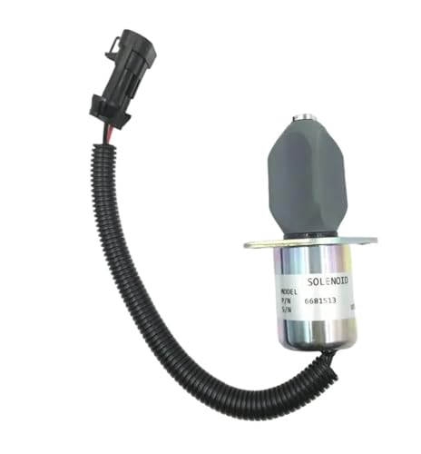12V Abschaltung Magnet 6681512 6681513 For Kubota Bobcat S150 S160 S630 Kraftstoff Magnetventil von XTSQUHPNH