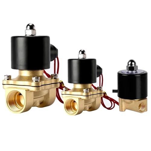 2W Magnetventil Stromlos Geschlossen Messing DN6/8/10/15/20/25 1/4 "3/8" 1/2 "3/4" 1 "12V 220V 24V 110V Pneumatische Wasser Öl Helium Gas(2W250-25 DN25,AC110V) von XTSQUHPNH