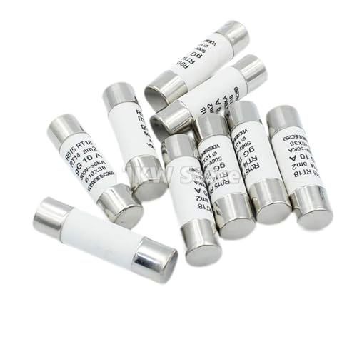 5pcs 10 * 38 Fast Blow Ceramic Fuse 10x38mm Fuses 500V 0.5A 1A 2A 4A 5A 6A 8A 10A 16A 20A 32A RO15 RT18 RT14 R015(25A) von XTSQUHPNH