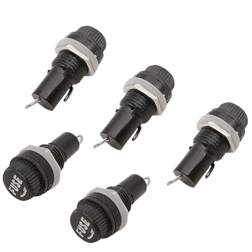 5x20 MM Automobil Sicherung Halter Buchse Versicherung Rohr Buchse 10A 250V AC 15A 125V AC 5 * 20mm(1Pcs) von XTSQUHPNH