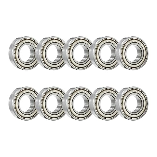 688ZZ Mini-Kugellager Rillenkugellager 8 x 16 x 5 mm, doppelt geschirmt, Miniatur-Stahl mit hohem Kohlenstoffgehalt, einreihig, 608ZZ ABEC-7(30pcs) von XTSQUHPNH