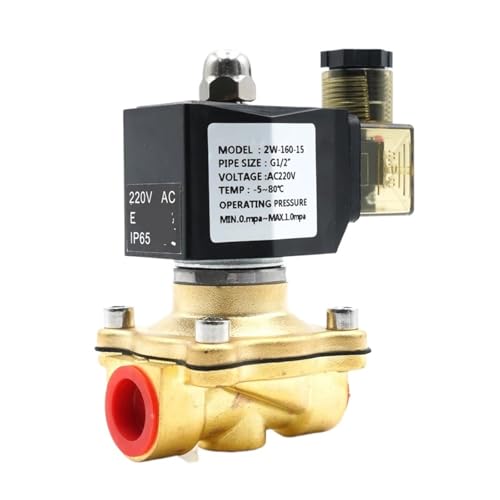 AC110V 220V 380V DC12V 24V,G1/2" bis G2", Magnetventil, Wasserventil, Luft-/Ölventil, normalerweise geschlossen(1-1/4"_AC380V) von XTSQUHPNH