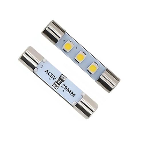 AC8V LED Fuse Lamp Dial Face Tuner Backlights For Marantz Sansui Kenwood Fisher Pioneer And Many Other Vintage Stereo Receivers(Warm White) von XTSQUHPNH
