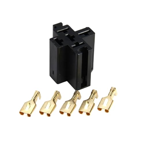Auto-/Auto-Relaissockel mit 6,3-mm-Anschluss for universelles 40-A-Autorelais von XTSQUHPNH