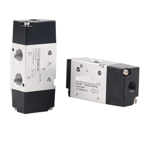 Luftregelventil 3A210-08-NC normalerweise geschlossen NO normalerweise offen 3A310-10 Zwei-Positionen-Dreiwegeventil 3A410(3A210-08/DC24) von XTSQUHPNH