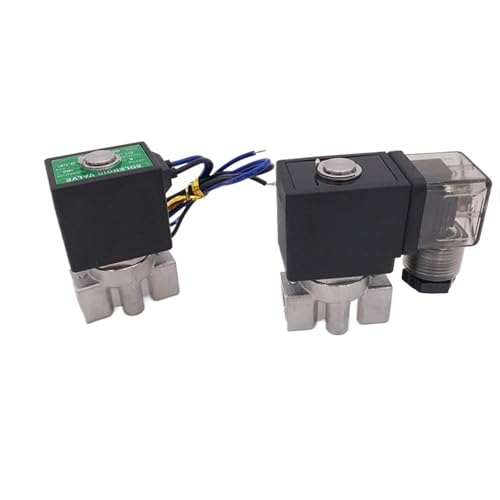 Normally Close 2 Way Stainless Steel Water Solenoid Valve NC 1/8" BSP 12 24V DC Orifice 1/1.5/2/2.5/3mm NBR SPU Ss304 Valve Wire(AC220V_W1101X) von XTSQUHPNH