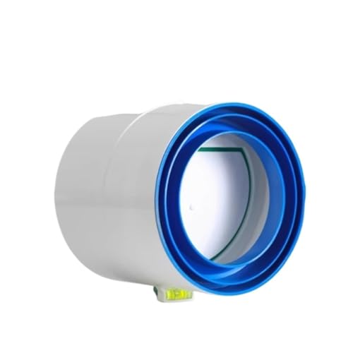 PVC Exhaust Fan Check Valve Round Pipe Backdraft Damper 80/110mm Air Duct Ventilation Grill for Bathroom Kitchen Accessories(Style A 110mm) von XTSQUHPNH