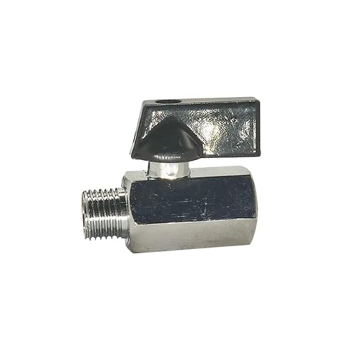Pneumatic Mini Brass Ball Valve 1/8" 1/4" 3/8" 1/2" BSP Threaded Male To Female Air Compressor Water Gas Oil Stop Valve(Male To Female,1/8") von XTSQUHPNH