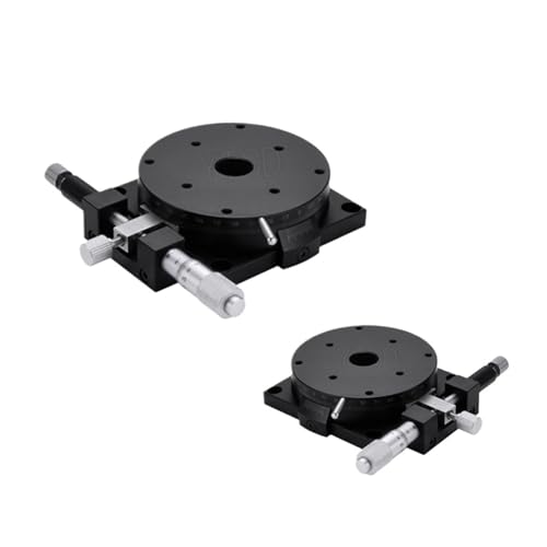 R-Achse, 100 Mm, RSP100-L, 360 Grad, Manuell Drehbare Plattform, Gleittisch, Präzisionslager, Linearer Tisch, Belastung 39,2 N, 4 Kgf, 100 Mm(RSP100-R) von XTSQUHPNH