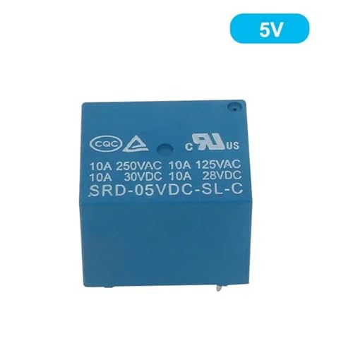 Relais SRD-03VDC-SL-C SRD-05VDC-SL-C SRD-06VDC-SL-C SRD-09VDC-SL-C SRD-12VDC-SL-C 3V 5V 6V 9V 12V 24V 48V 10A 250VAC 5PIN(5V) von XTSQUHPNH