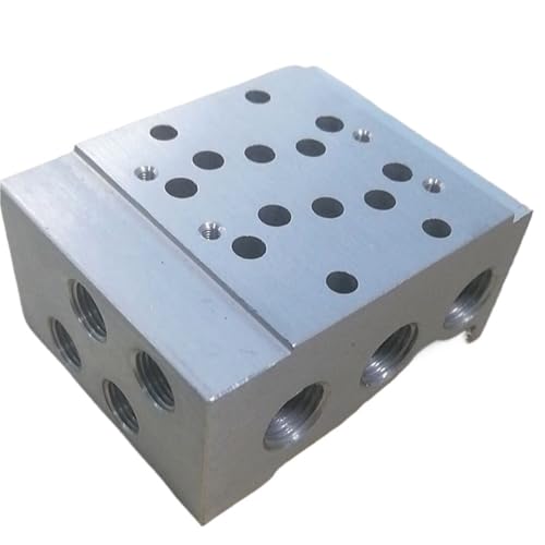 Verteiler for Typ SY3140 Serie Magnetventil Pneumatische Ventil Steuerventil Bord G 1/8 NBSANMINSE(9 Position) von XTSQUHPNH