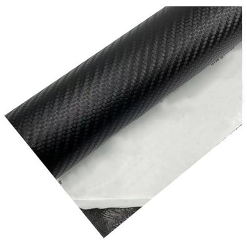 Kunstleder Selbstklebend Leather Repair Patch Self-Adhesive Carbon Fiber Leather Repair Patch,Suitable for Car Interior/Furniture Renovation (Color : Black, Size : 50 * 120cm) von XTTY