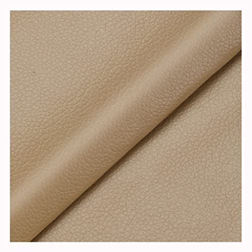 Kunstleder Selbstklebend Lederband 50X137cm Selbstklebendes Leder Reparatur Patch, Leder Reparatur Tapefor Sofas, Couch, Möbel, Fahrer Sitz (Color : Khaki, Size : 50X137CM) von XTTY