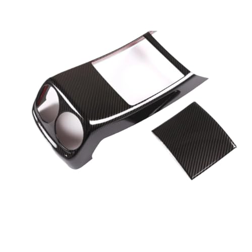 XTVKFWJAB 2 Teile/Satz ABS Auto Hinten Klimaanlage Outlet Vent Rahmen Trim Abdeckung Aufkleber Kompatibel Mit Benz A klasse CLA W177 C118 2019-2022(Carbon Fiber Style) von XTVKFWJAB