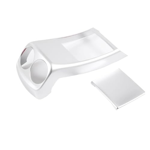 XTVKFWJAB 2 Teile/Satz ABS Auto Hinten Klimaanlage Outlet Vent Rahmen Trim Abdeckung Aufkleber Kompatibel Mit Benz A klasse CLA W177 C118 2019-2022(Silver) von XTVKFWJAB