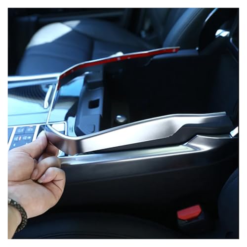XTVKFWJAB ABS-Zierleisten for den Rahmen der Mittelkonsole der Armlehne im Auto, passend for Land Rover Range Rover Sport 2014–2017, Auto-Innenausstattung von XTVKFWJAB