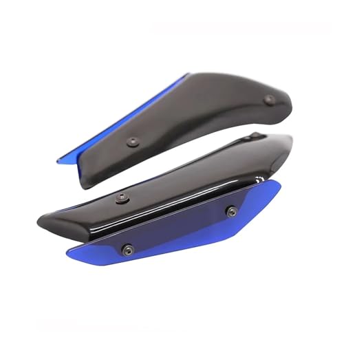 XTVKFWJAB Kompatibel mit Kawasaki Ninja650 Ninja 650 2020–2024 2021 2022 2023 Motorrad-Verkleidungsteil Aerodynamischer Flügelsatz Fester Winglet-Verkleidungsflügel(Blue) von XTVKFWJAB