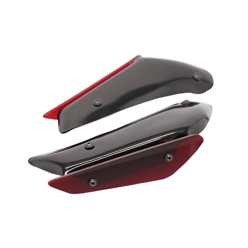 XTVKFWJAB Kompatibel mit Kawasaki Ninja650 Ninja 650 2020–2024 2021 2022 2023 Motorrad-Verkleidungsteil Aerodynamischer Flügelsatz Fester Winglet-Verkleidungsflügel(Red) von XTVKFWJAB
