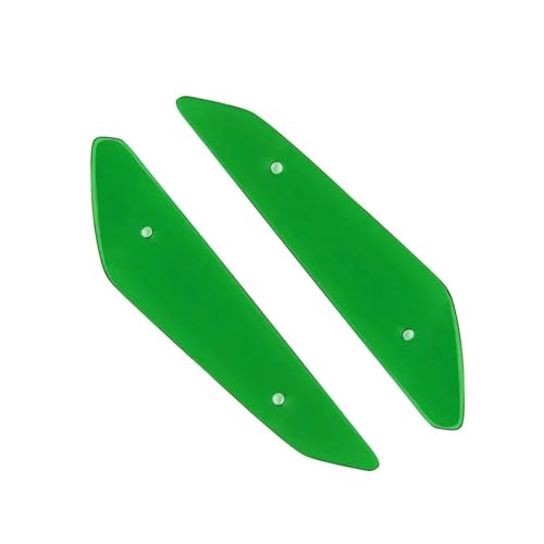 XTVKFWJAB Kompatibel mit Kawasaki Ninja650 Ninja 650 2020–2024 2021 2022 2023 Motorrad-Verkleidungsteil Aerodynamischer Flügelsatz Fester Winglet-Verkleidungsflügel(Replace-Green) von XTVKFWJAB