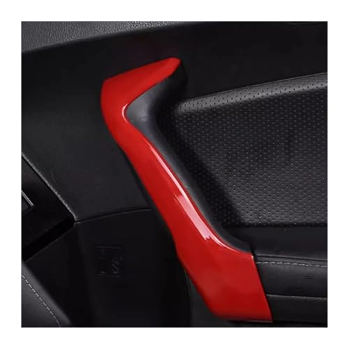 XTVKFWJAB Kompatibel mit Toyota 86 GT86 Subaru BRZ 2012 2013–2020 ABS-Auto-Styling, dekorativer Türinnengriff, Abdeckung, Auto-Innenausstattung(Red) von XTVKFWJAB