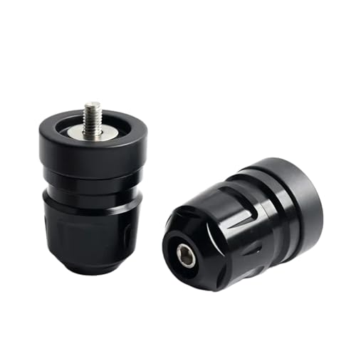 XTVKFWJAB Passend for Honda Forza 300 250 125 Forza 350 MF14 MF13 Motorrad-Lenkerendstück, Lenkerausgleichsstecker, Lenkergewichtsschieber(Black) von XTVKFWJAB