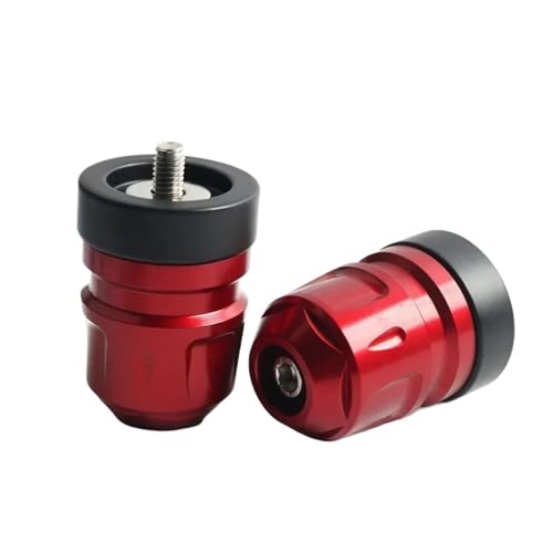 XTVKFWJAB Passend for Honda Forza 300 250 125 Forza 350 MF14 MF13 Motorrad-Lenkerendstück, Lenkerausgleichsstecker, Lenkergewichtsschieber(Red) von XTVKFWJAB