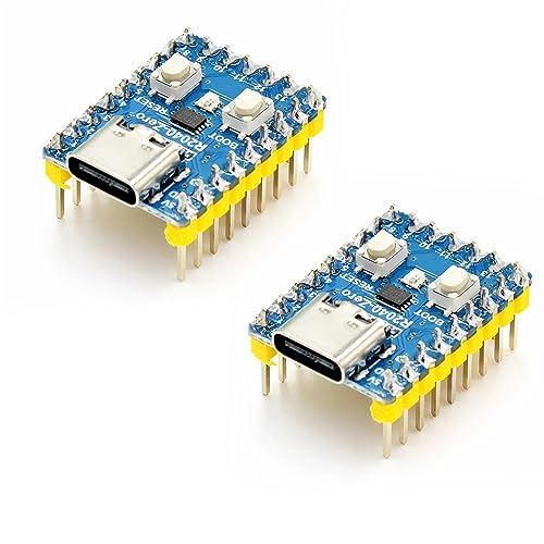 RP2040-Zero mit Pin-Reihe 2 Stücke RP2040-Zero Mini Entwicklungsboard Kompatibel Raspberry-Pi RP2040-Zero Mikrocontroller Entwicklungsboard PICO Motherboard High-Performance Pico-Like MCU Board von XTVTX