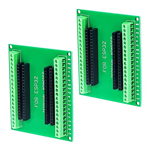 XTVTX 2 Stücke ESP32 Breakout Board Erweiterungskarte Kits GPIO 1 in 2 mit Wireless WiFi Bluetooth für ESP WROOM 32 Microcontroller Development Board von XTVTX