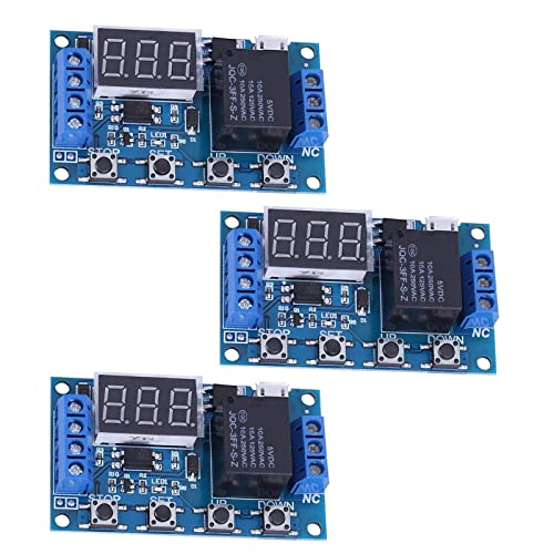XTVTX 3 Stücke Timer Modul,Zeitgeber Relais Modul,Zeitverzögerungsrelais DC 5-30V LED-Anzeigeverzögerung Ein Triggerzyklusverzögerung Timer-Schalter Unterstützt Micro USB 5.0V Stromversorgung XTVTX 3 Stücke Timer Modul,Zeitgeber Relais Modul,Zeitverzögerungsrelais DC 5-30V LED-Anzeigeverzögerung Ein Triggerzyklusverzögerung Timer-Schalter Unterstützt Micro USB 5.0V Stromversorgung von XTVTX