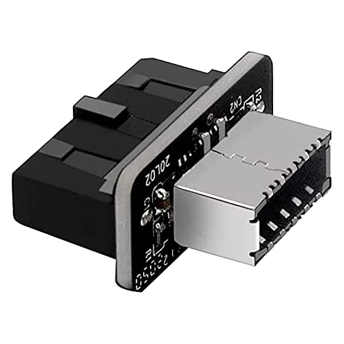 XTVTX USB Frontplattenadapter, vertikaler USB 3.1-Frontplattensockel Key-A Typ-E auf USB 3.0 20-Pin-Header-Adapter XTVTX USB Frontplattenadapter, vertikaler USB 3.1-Frontplattensockel Key-A Typ-E auf USB 3.0 20-Pin-Header-Adapter von XTVTX