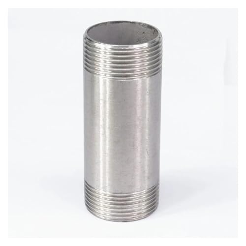 1-1/2" Equal Male Thread Length 100mm Barrel Nipple 304 Stainless Pipe Fitting Connector Coupler water oil air von XTVVTODJXT