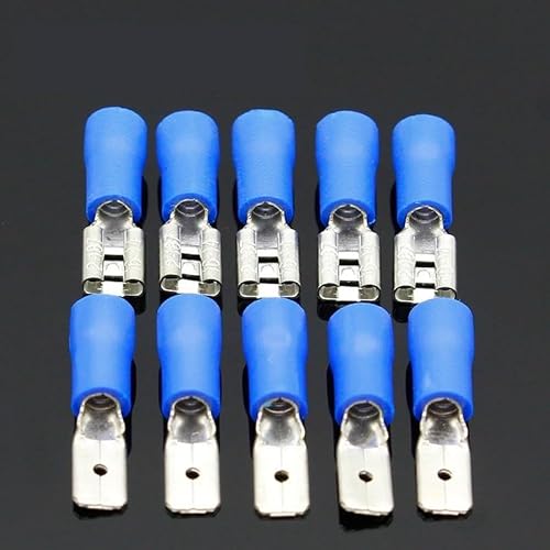 100 Pcs (50Pairs) 4.8mm Female Male Electrical & Wiring Connector Insulated Crimp Terminal Spade von XTVVTODJXT