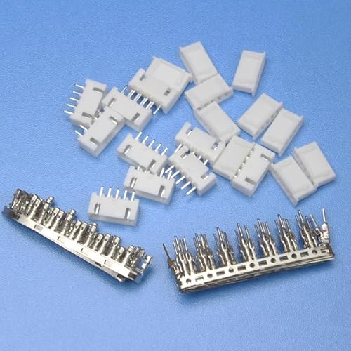 100PCS White Connector XH-2.54mm Jumper Wire Cable Pin Header Shell Housing Crimp Terminal 100PCS White Connector XH-2.54mm Jumper Wire Cable Pin Header Shell Housing Crimp Terminal von XTVVTODJXT