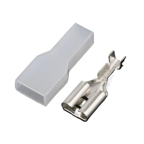 100Sets(200pcs) 6.3mm Female Crimp terminal wire faston terminal DJ622-D6.3B Automotive connector 0.2-0.75mm2 von XTVVTODJXT