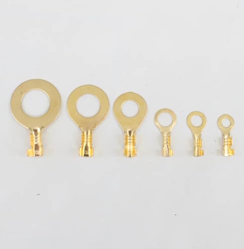 150pcs/set Terminal Block DJ431M3/M4/M5/M6/M8/M10 O-type Lugs Terminals Cold-Pressed Wire Connector Copper Tab Wiring Nose 150pcs/set Terminal Block DJ431M3/M4/M5/M6/M8/M10 O-type Lugs Terminals Cold-Pressed Wire Connector Copper Tab Wiring Nose von XTVVTODJXT