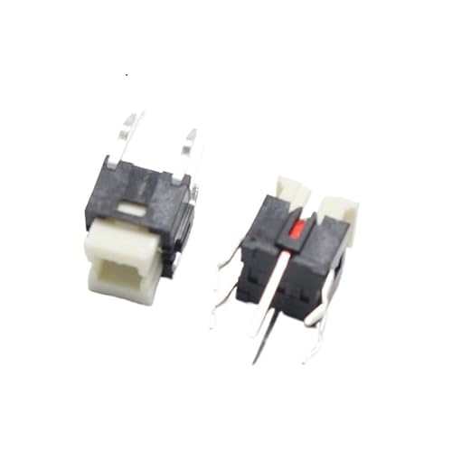 2pcs 6 * 6 * 7mm Tactile Tact Push Button Switch 6x6x7mm Switch with Red Light for LED von XTVVTODJXT