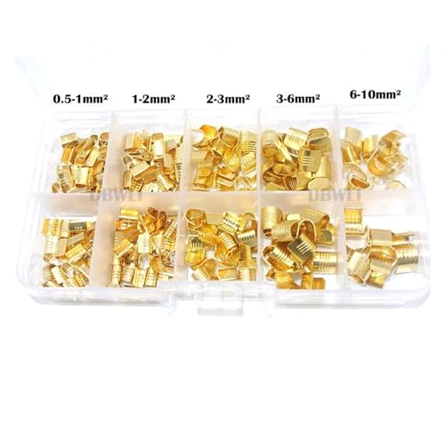 300PC Car Motorcycle Maintenance U - Line and Deduction Copper Wire Nose and Line Terminal 454TABCD Set 0.5-10mm2 Wire von XTVVTODJXT