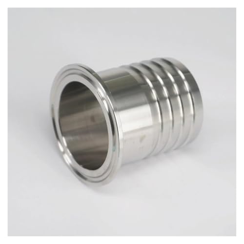 51mm Tube Barbed- Tri Clamp 2" Ferrule O/D 64mm 304 Stainless Steel Ferrule Clamp Pipe Connector Fitting von XTVVTODJXT