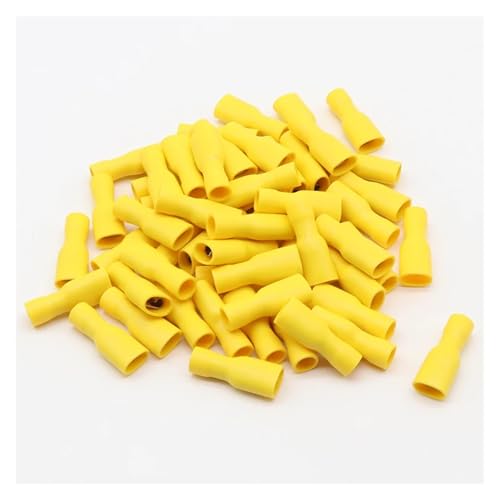 FDFD5-250 FDFD5.5-250 Female Insulated Electrical Crimp Terminal Connectors Cable Wire Connector 100PCS/Pack AWG 12-10 FDFD von XTVVTODJXT
