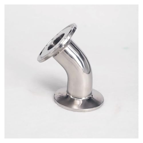 Fit Tube O.D 25mm Tri Clamp 1.5" Ferrule O.D 50.5mm 304 Stainless Steel 45 Degree Elbow Pipe Fitting von XTVVTODJXT