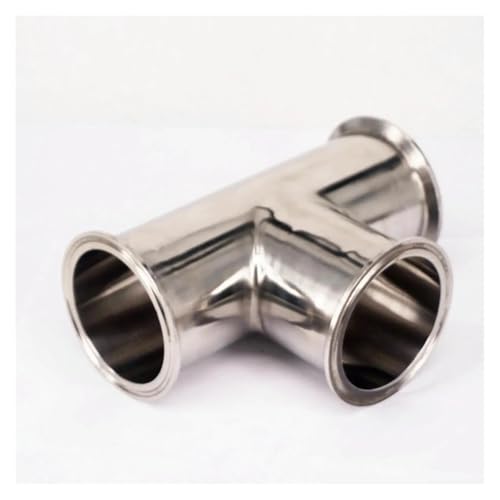 Fit Tube O.D 76mm Tri Clamp 3" Ferrule Tee 304 Stainless Steel Connector Pipe Fitting von XTVVTODJXT