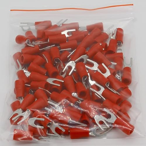 SV1.25-3 Red Terminal Cable Wire Connector Insulated Wiring Terminals electrical Lug crimp terminal 100PCS SV1-3 SV SV1.25-3 Red Terminal Cable Wire Connector Insulated Wiring Terminals electrical Lug crimp terminal 100PCS SV1-3 SV von XTVVTODJXT